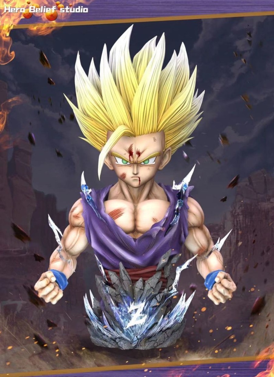 Anime Resins Hero Belief Studio | >Pre Order< Hero Belief Studio - Ssj2 Gohan Bust