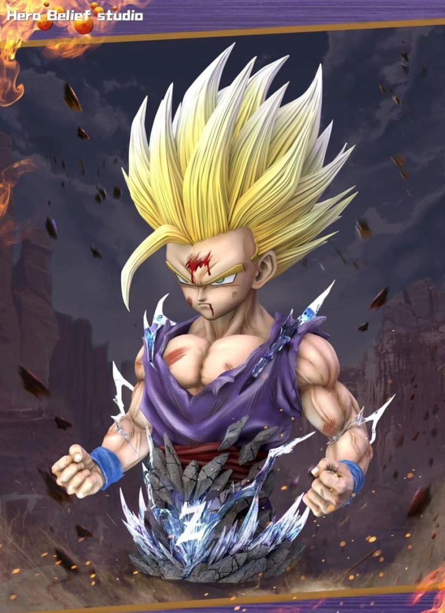 Anime Resins Hero Belief Studio | >Pre Order< Hero Belief Studio - Ssj2 Gohan Bust