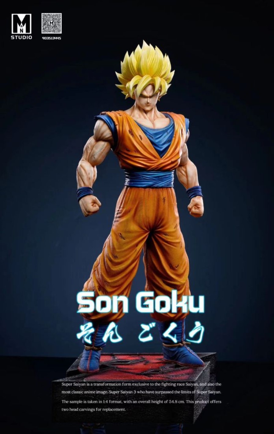 Anime Resins MAN Studio | >Pre Order< Man Studio - Son Goku Super Saiyan 3