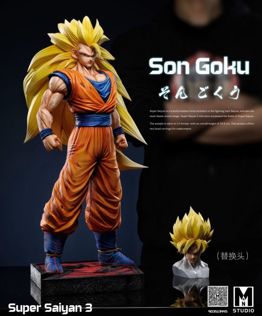Anime Resins MAN Studio | >Pre Order< Man Studio - Son Goku Super Saiyan 3