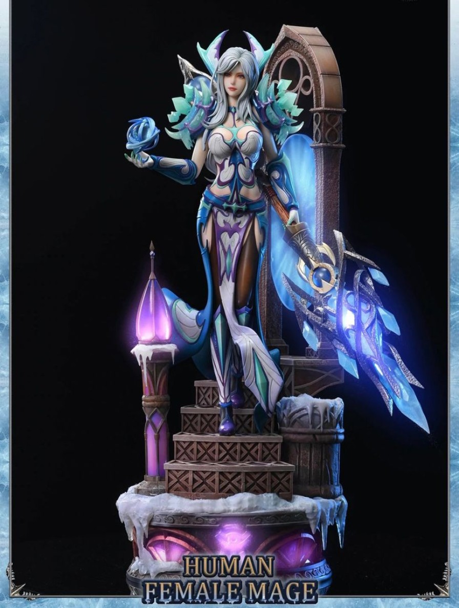 None Anime Resins Faith Art Studio | >Pre Order< Faith Art Studio - The Human Female Mage Frostfire Regalia (World Of Warcraft)
