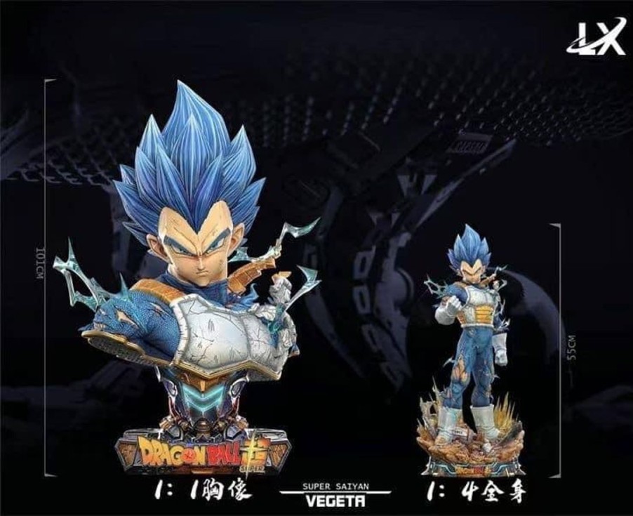 Anime Resins LX Studio | >Pre Order< Lx Studio - Super Saiyan Vegeta 1/1 Bust