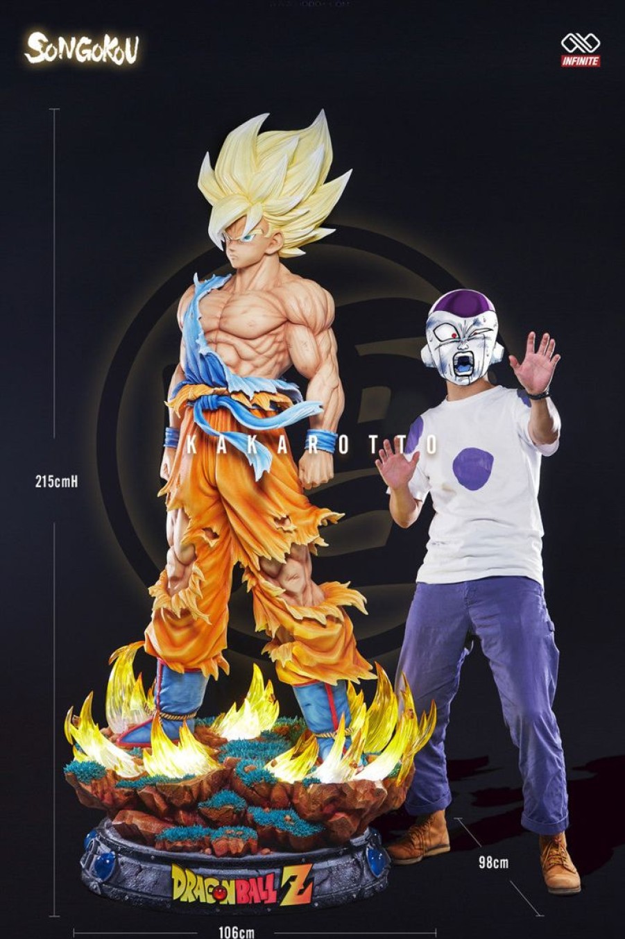 Anime Resins Infinite Studio | >Pre Order< Infinite Studio - Goku Lifesize Statue + Bust
