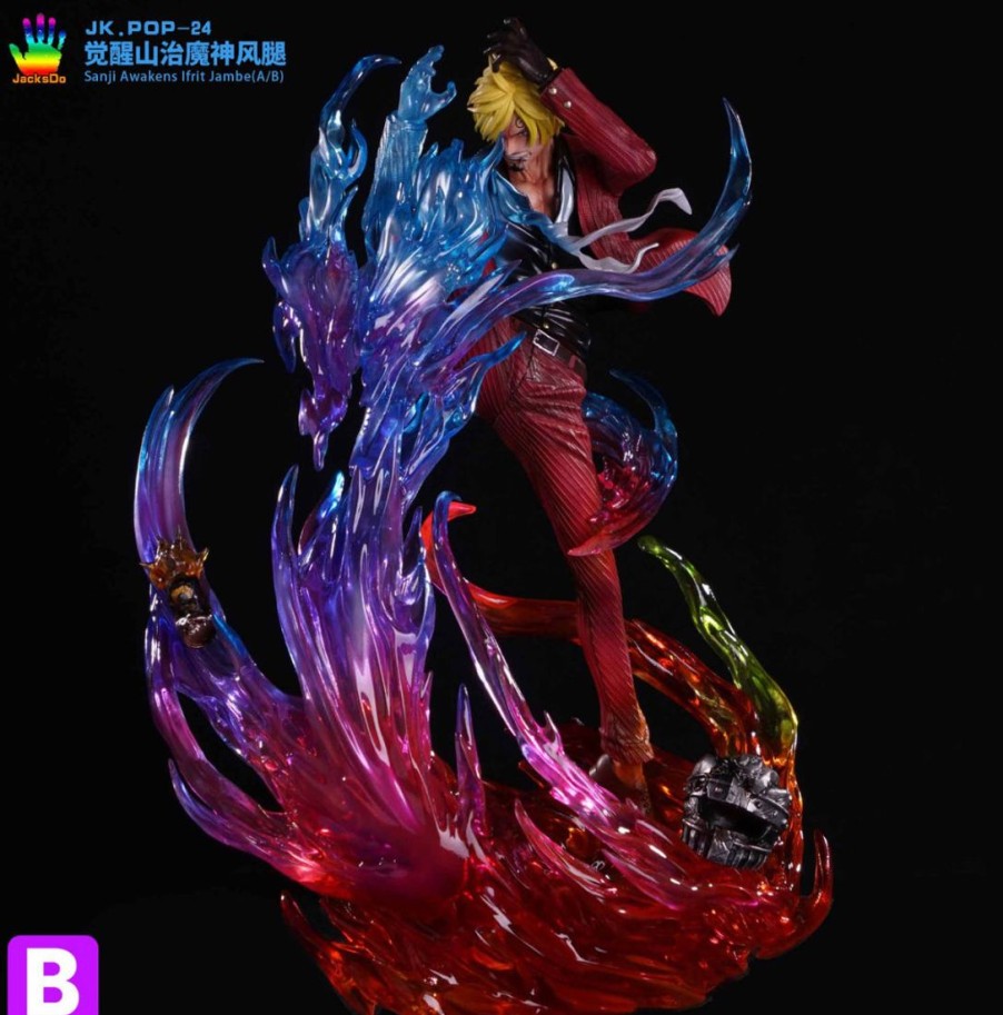 Anime Resins Jack’s Do Studio | >Pre Order< Jack'S Do Studio - Sanji Vinsmoke Awakens Ifrit Jambe