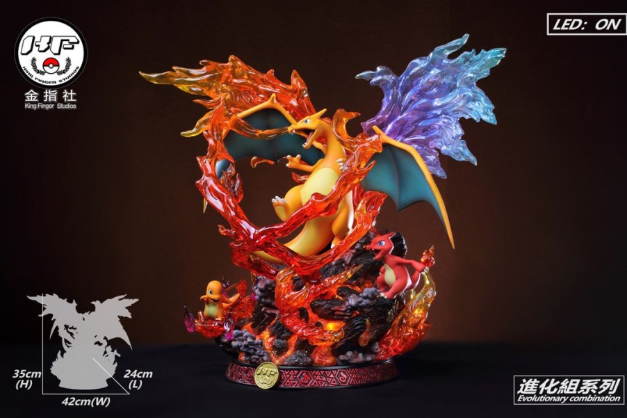 Anime Resins King Finger Studio | >Pre Order< King Finger Studio - Charizard Evolution