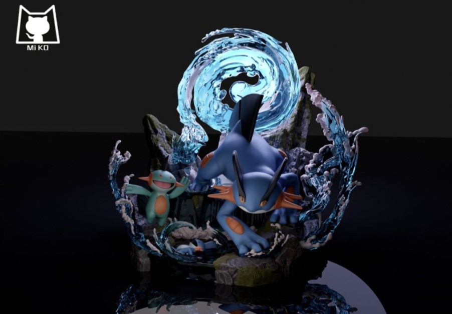 Anime Resins Miko Studio | >Pre Order< Miko Studio - Swampert Evolution