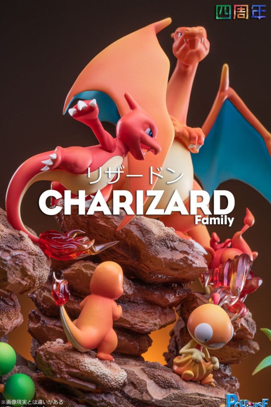 Anime Resins PCHouse Studio | >Pre Order< Pchouse Studio - Charizard Family
