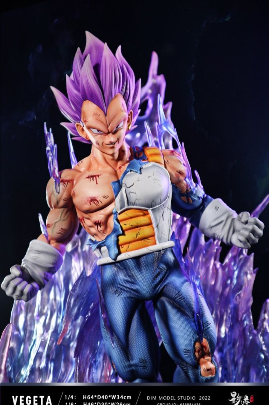 Anime Resins DIM Studio | >Pre Order< Dim Model Studio - Vegeta Blue/Evolution/Ultra Ego