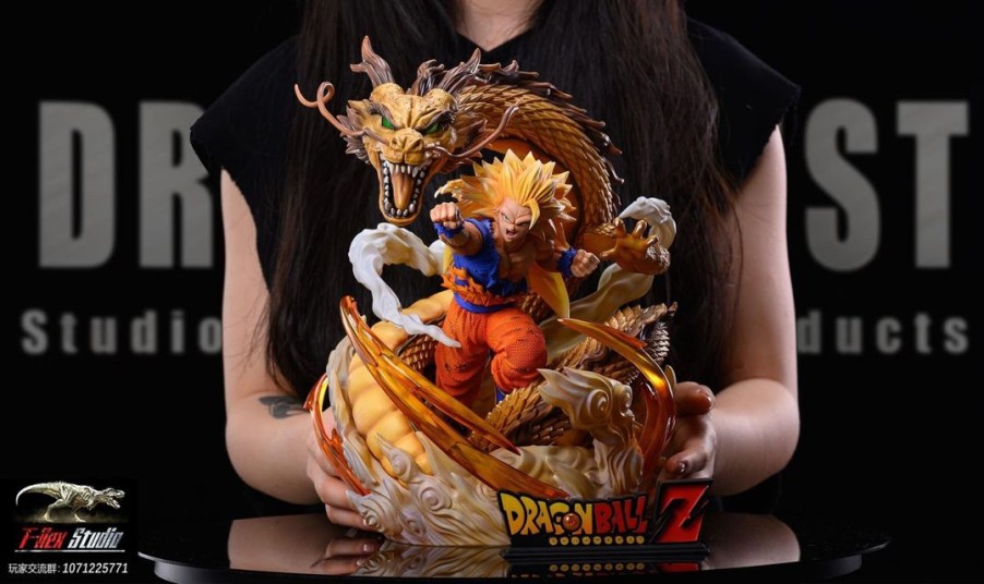 Anime Resins TRex Studio | >Pre Order< T-Rex Studio - Goku Ssj3 Dragonfist