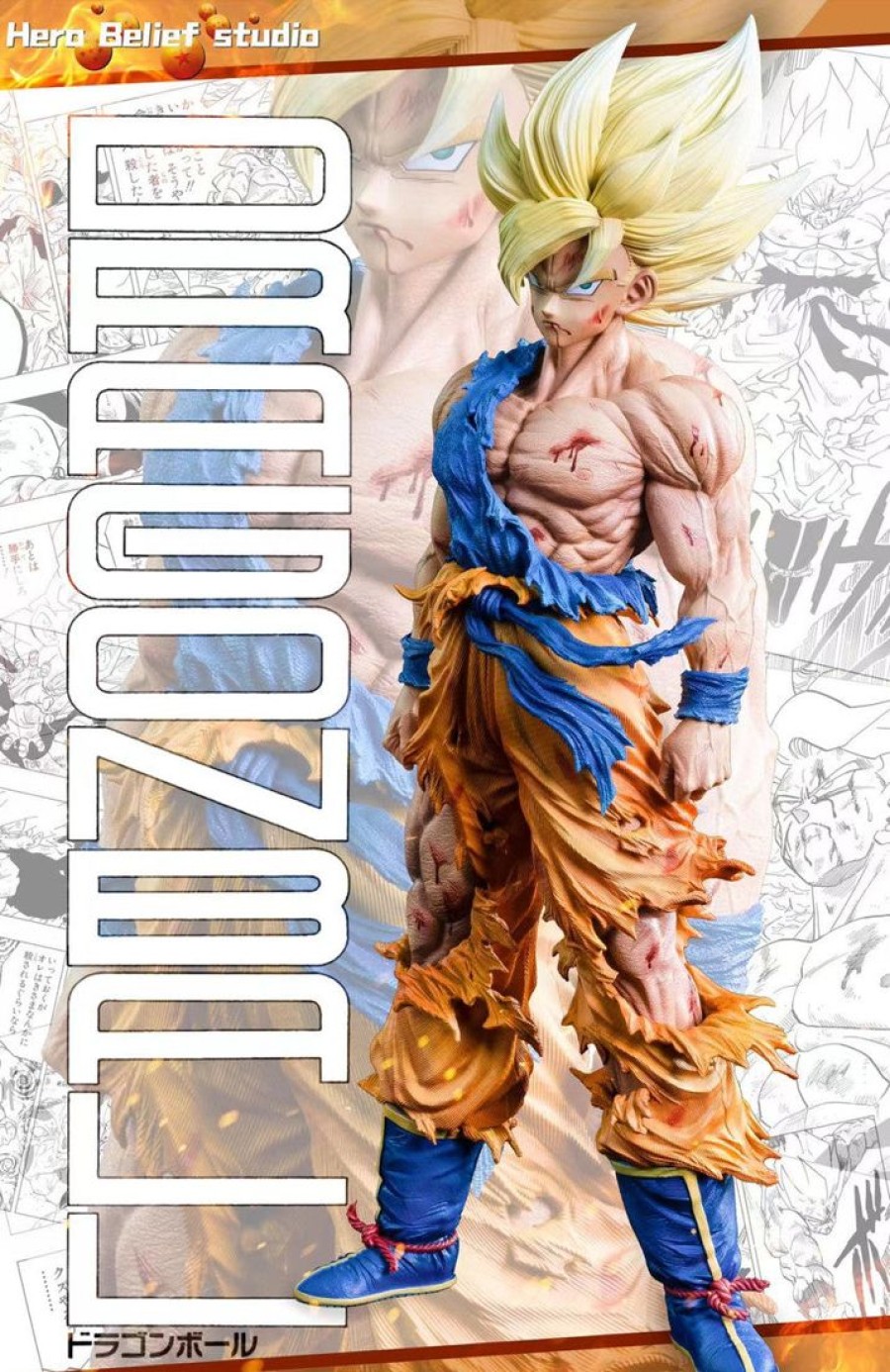 Anime Resins Hero Belief Studio | >Pre Order< Hero Belief Studio - Goku
