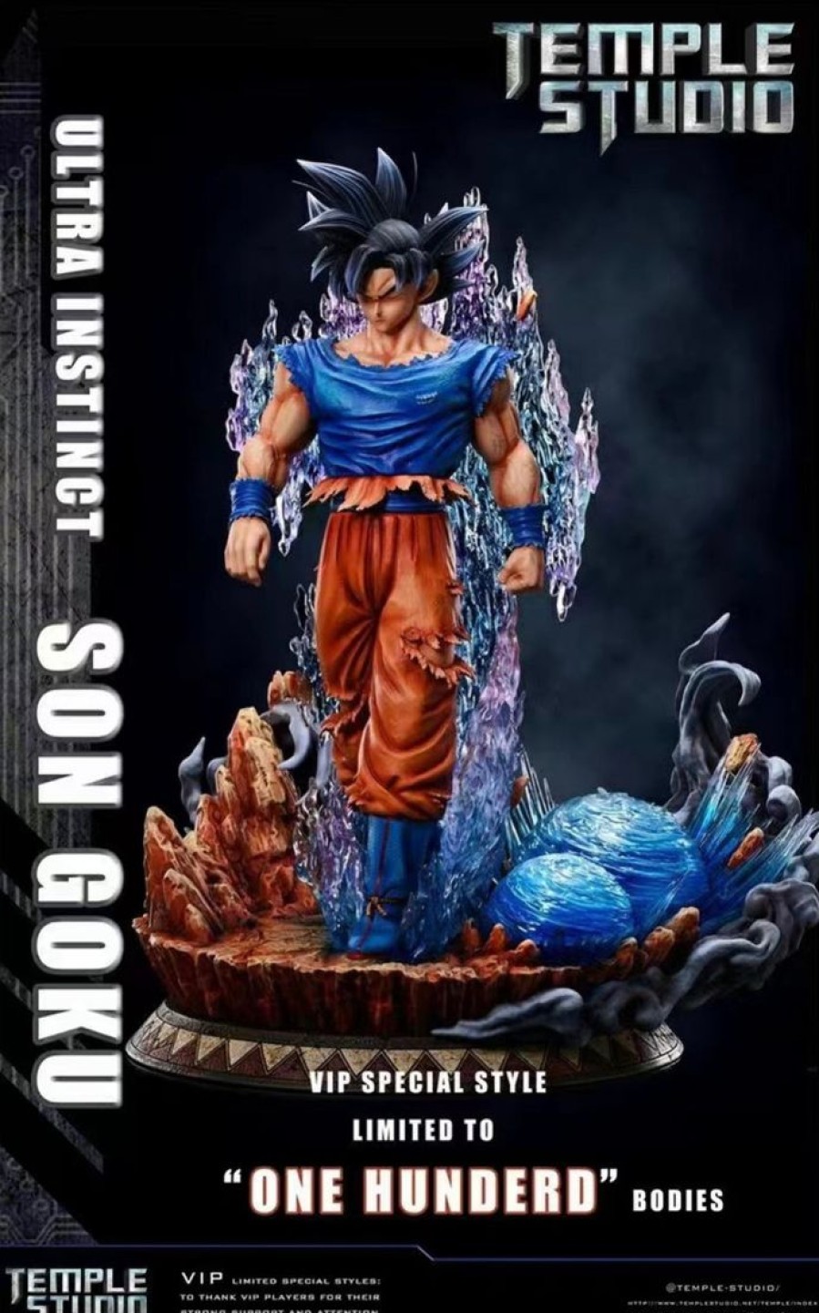 Anime Resins Temple Studio | >In Stock< Temple Studio - Ultra Instinct Goku