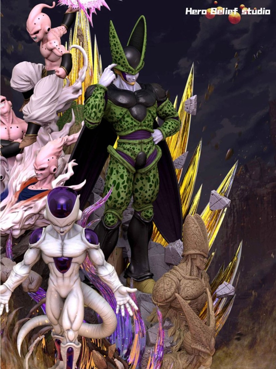 Anime Resins Hero Belief Studio | >Pre Order< Hero Belief Studio - Frieza, Cell & Buu