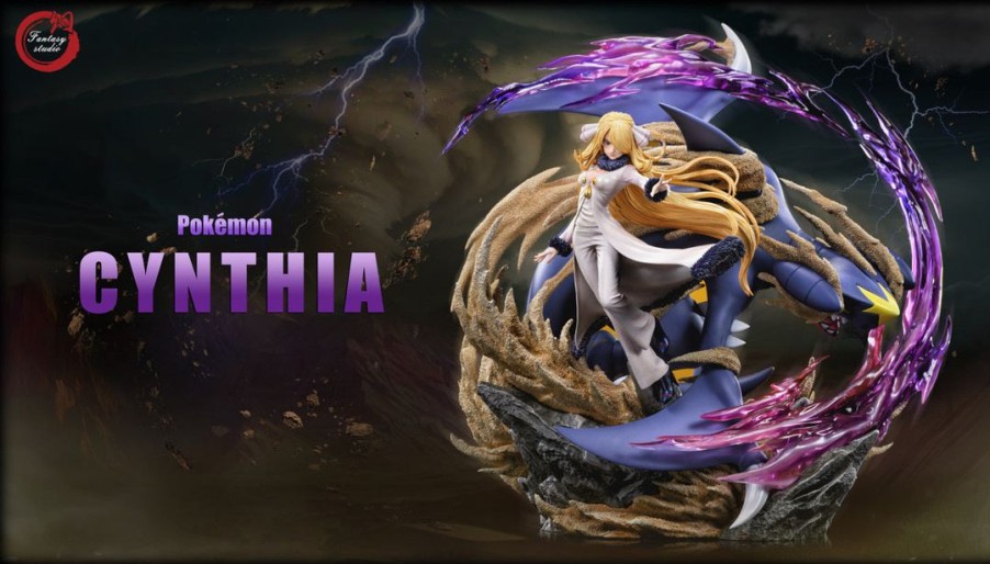 Anime Resins Fantasy Studio | >Pre Order< Fantasy Studio - Cynthia & Garchomp