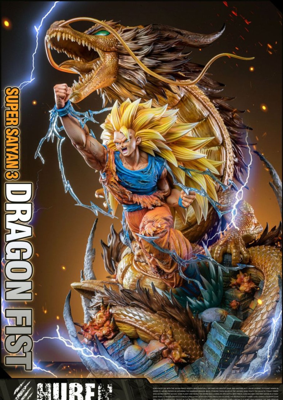 Anime Resins Huben Studio | >Pre Order< Huben Studio - Goku Ssj3 Dragon Fist