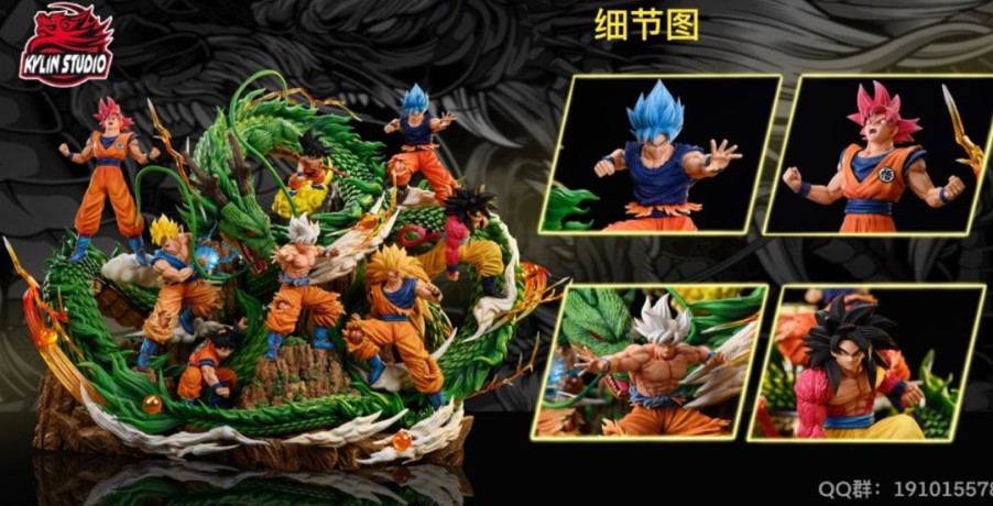 Anime Resins Kylin Studio | >Pre Order< Kylin Studio - Life Of Goku Anniversary
