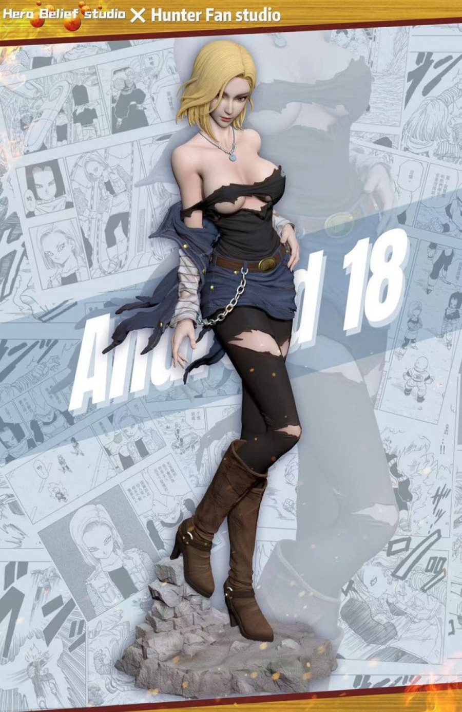 Anime Resins Hero Belief Studio | >Pre Order< Hero Belief X Hunter Fan Studio - Android 18