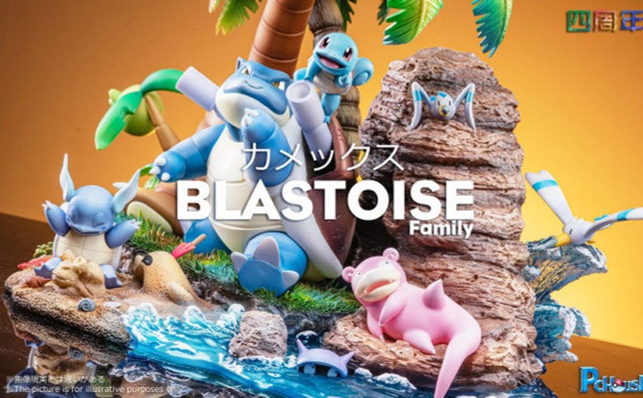 Anime Resins PCHouse Studio | >Pre Order< Pchouse Studio - Blastoise Family