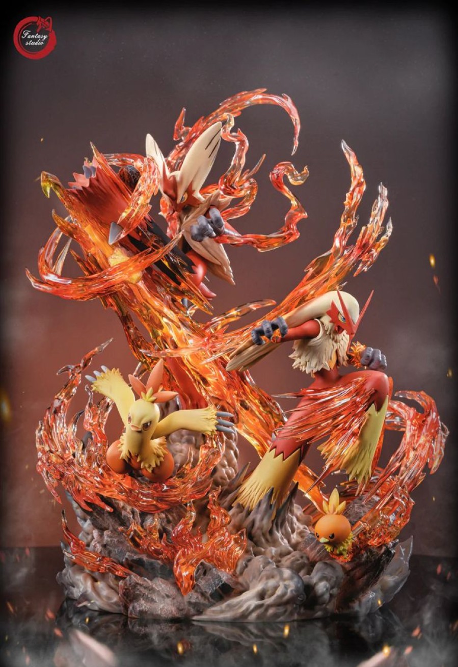 Anime Resins Fantasy Studio | >Pre Order< Fantasy Studio - Blaziken Family