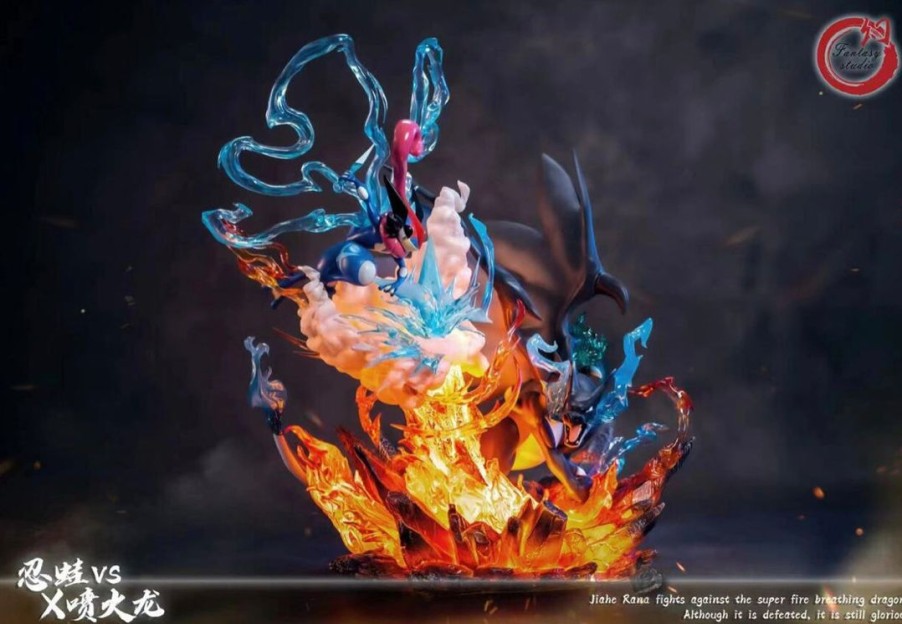 Anime Resins Fantasy Studio | >Pre Order< Fantasy Studio - Charizard Vs Greninja
