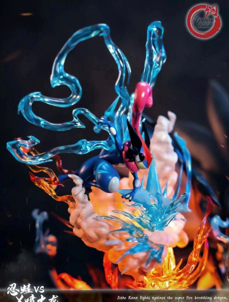 Anime Resins Fantasy Studio | >Pre Order< Fantasy Studio - Charizard Vs Greninja