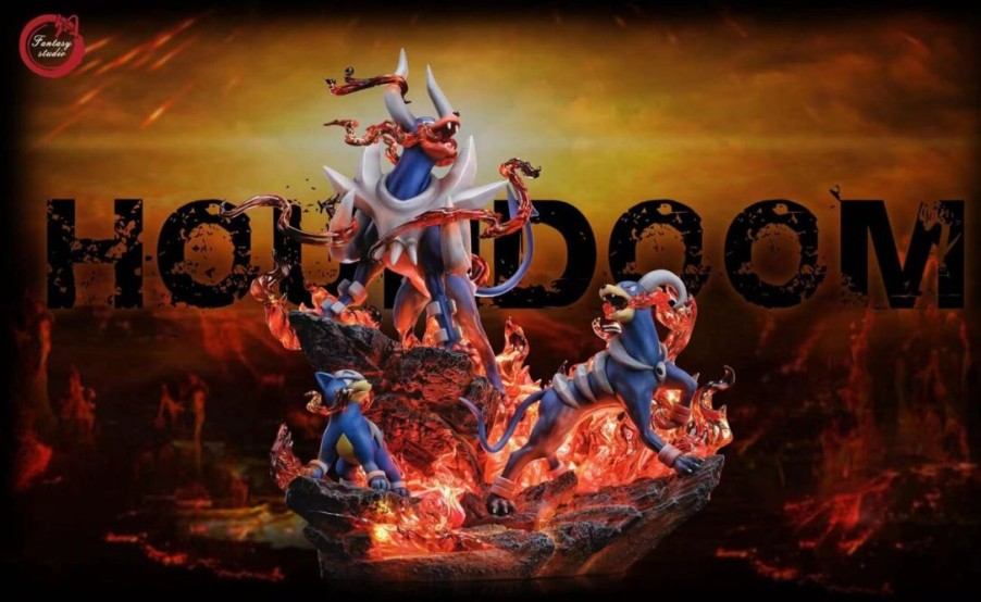 Anime Resins Fantasy Studio | >Pre Order< Fantasy Studio - Houndoom Evolution Chain