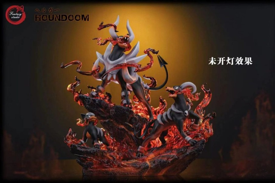 Anime Resins Fantasy Studio | >Pre Order< Fantasy Studio - Houndoom Evolution Chain