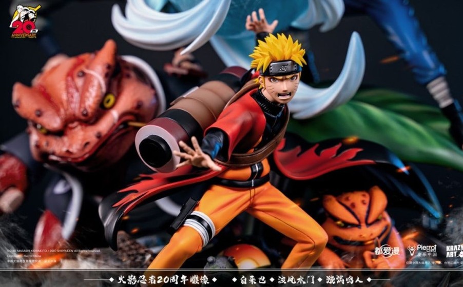 Anime Resins Krazy Art Studio | >Pre Order< Krazy Art Studio - Naruto X Jiraiya X Minato