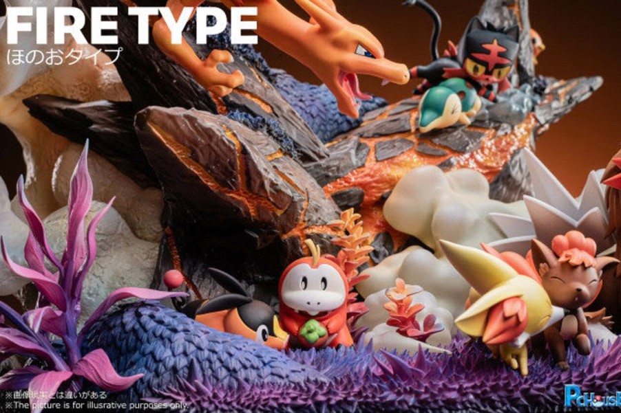 Anime Resins PCHouse Studio | >Pre Order< Pchouse Studio - Fire Type Family