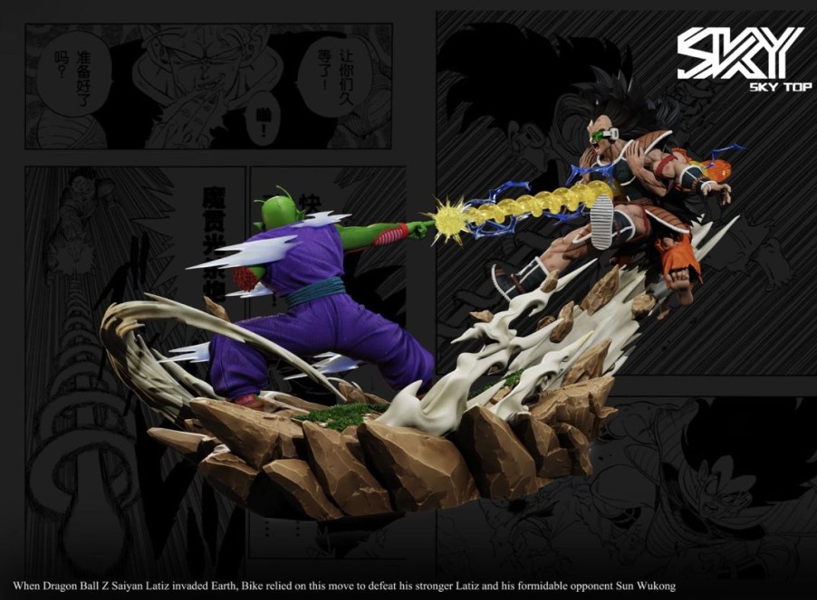 Anime Resins Sky Top Studio | >Pre Order< Sky Top Studio - Goku X Piccolo Vs Raditz