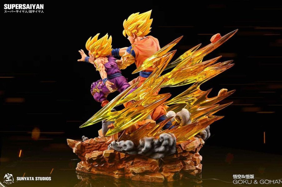 Anime Resins Sunyata Studio | >Pre Order< Sunyata Studio - Goku & Gohan Vs Cell