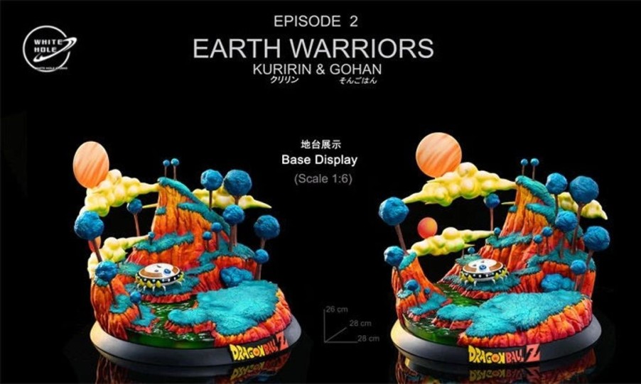Anime Resins White Hole Studio | >Pre Order< White Hole Studio - Earth Warrior'S Kuririn And Gohan