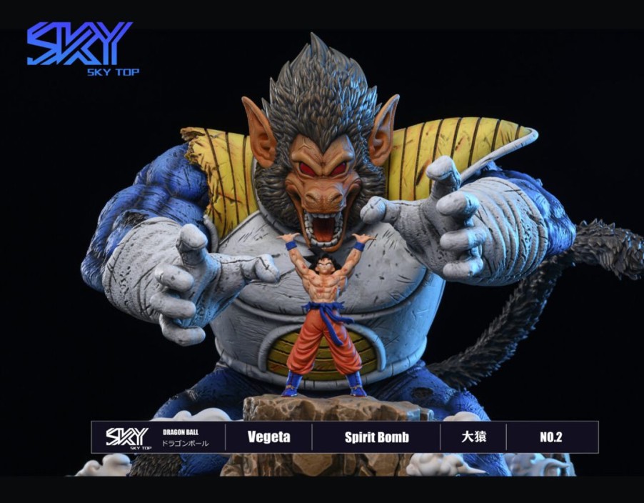 Anime Resins Sky Top Studio | >Pre Order< Sky Top Studio - Vegeta Ape Vs Spirit Bomb