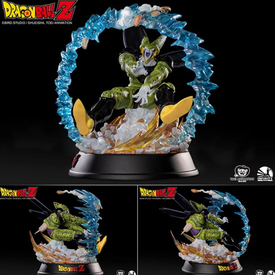 Anime Resins Infinity Studio | >Pre Order< Infinity Studio - Son Goku & Son Gohan Vs Cell (Father & Son Kamehameha)