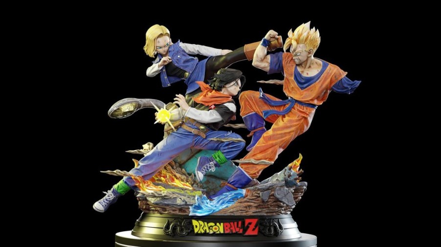 Anime Resins KDC Studio | >Pre Order< Kdc Studio - Androids 17/18 Vs Gohan
