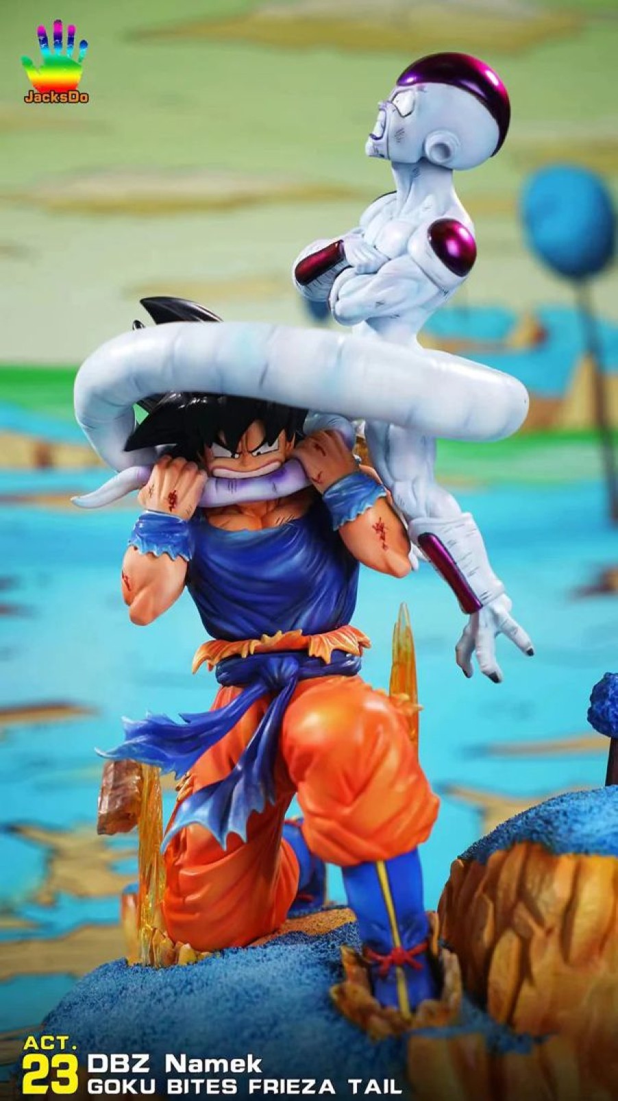 Anime Resins JacksDo Studio | >Pre Order< Jack'S Do Studio - Goku Biting Frieza