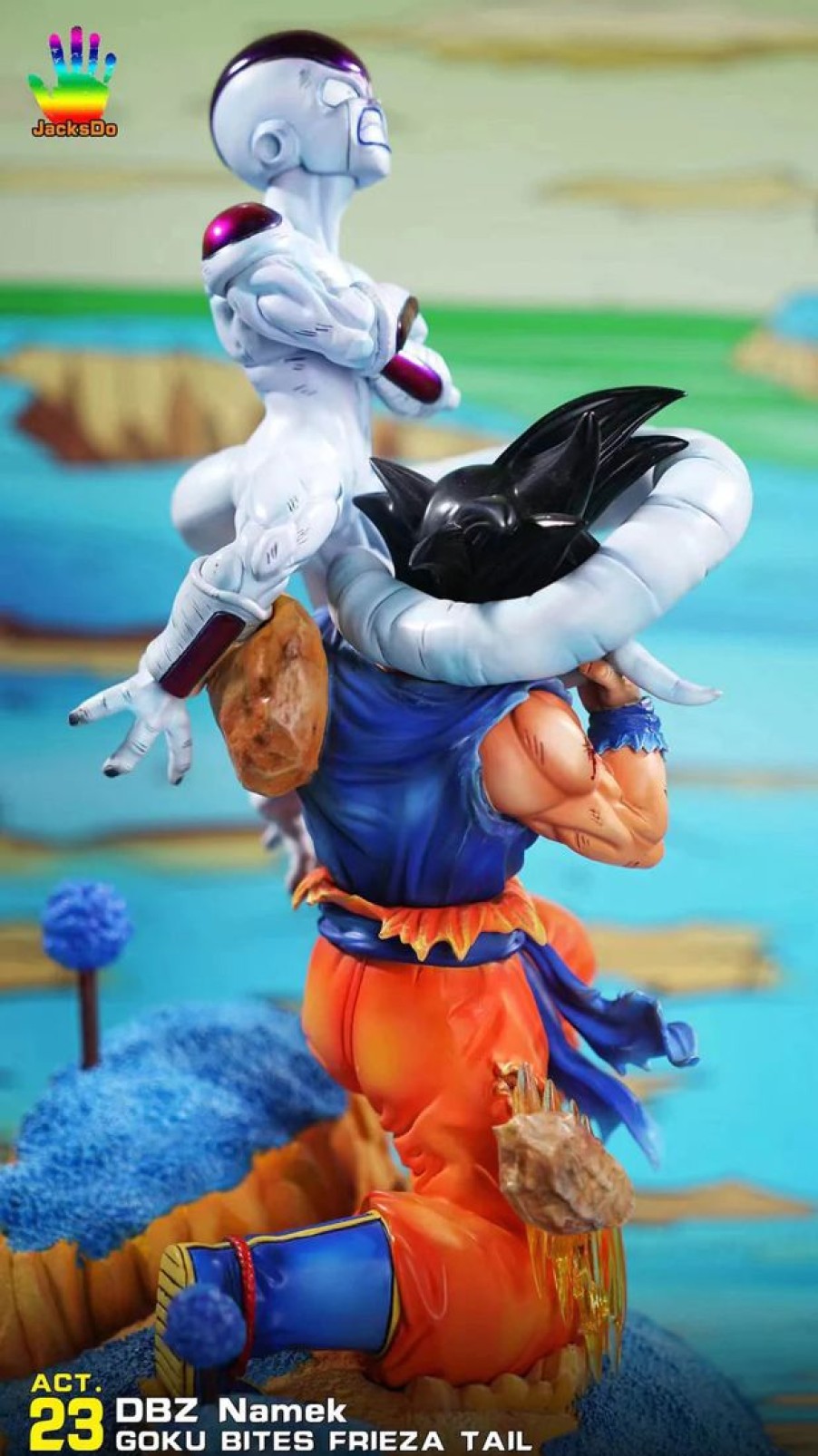 Anime Resins JacksDo Studio | >Pre Order< Jack'S Do Studio - Goku Biting Frieza