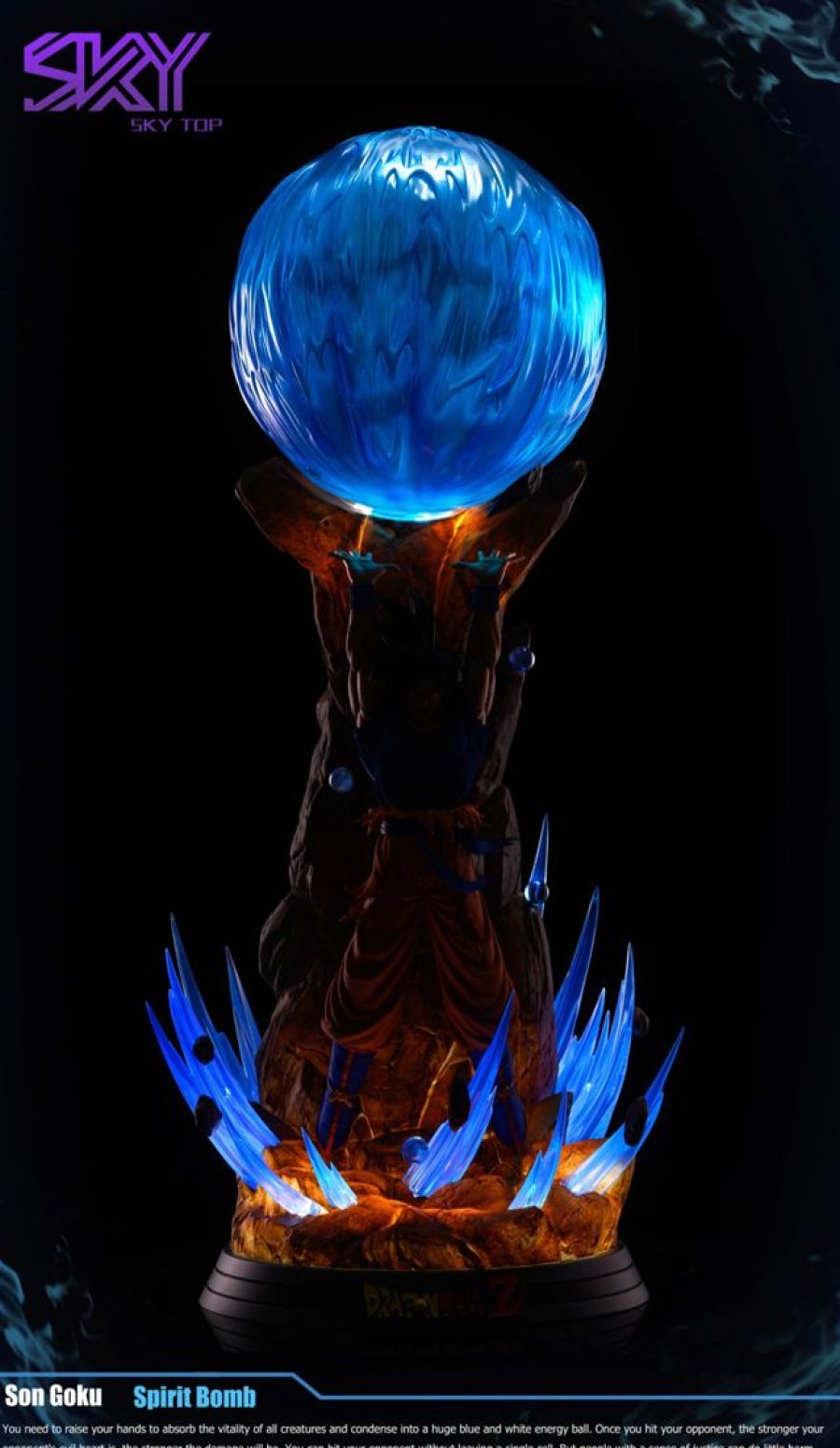 Anime Resins Sky Top Studio | >Pre Order< Sky Top Studio - Goku Spirit Bomb