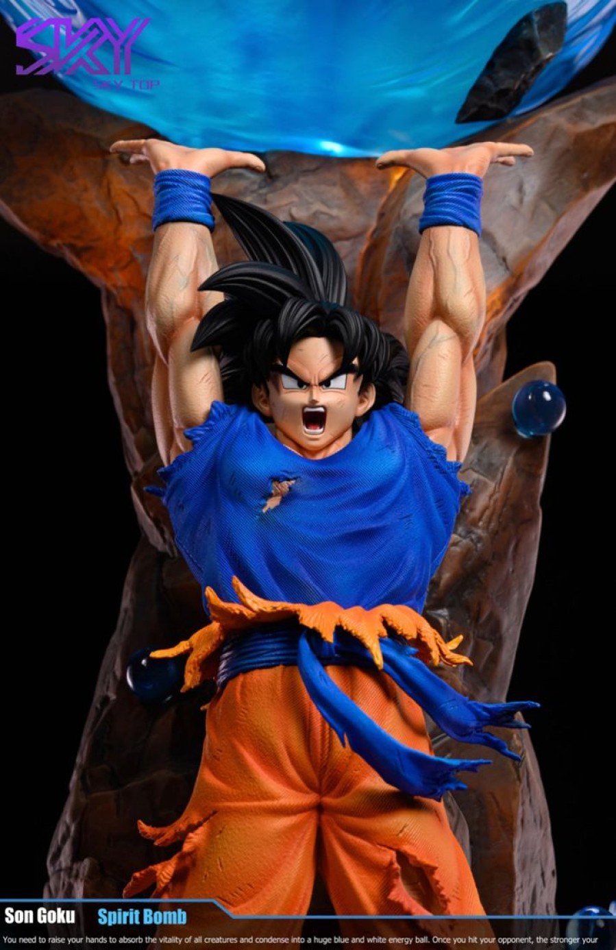 Anime Resins Sky Top Studio | >Pre Order< Sky Top Studio - Goku Spirit Bomb