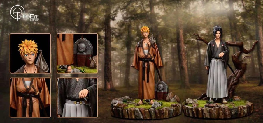 Anime Resins Third Eye Studio | >In Stock< Third Eye Studio - Uzumaki Naruto & Uchiha Sasuke