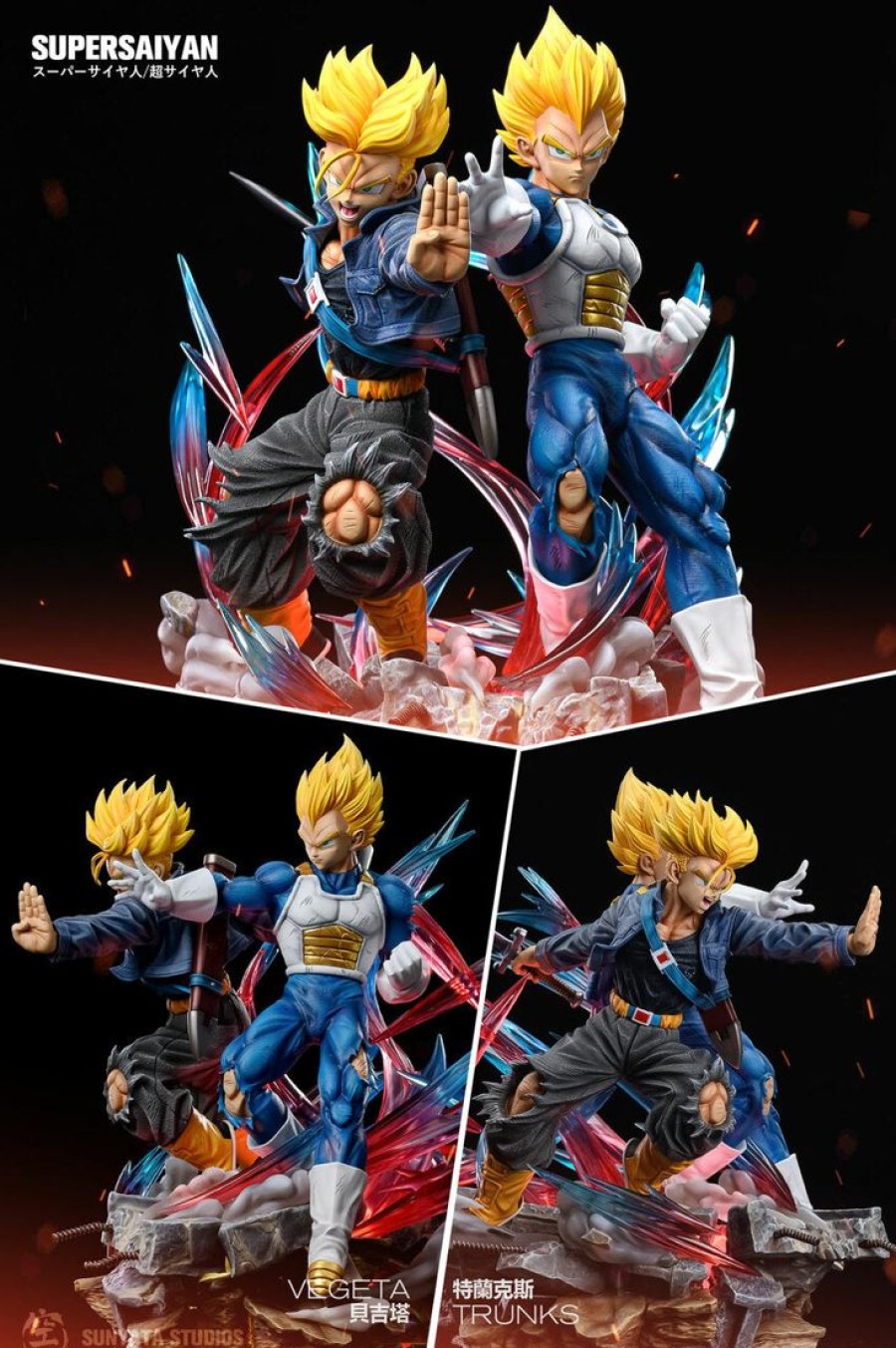 Anime Resins Suntaya Studio | >Pre Order< Sunyata Studio - Vegeta & Trunks