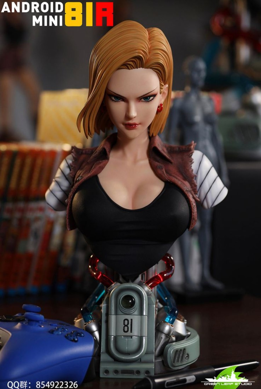 Anime Resins Green Leaf Studio | >Pre Order< Green Leaf Studio - Android 18 Bust