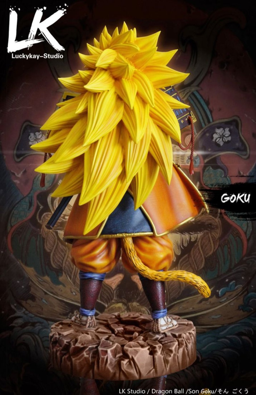 Anime Resins LK Studio | >Pre Order< Lk Studio - Son Goku Super Saiyan 3 (Samurai Series)