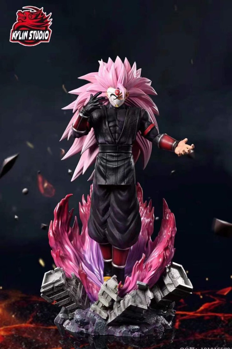 Anime Resins Kylin Studio | >Pre Order< Kylin Studio - Son Goku Ssj3 Rose