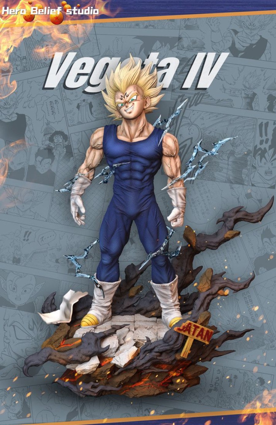 Anime Resins Hero Belief Studio | >Pre Order< Hero Belief Studio - Majin Vegeta
