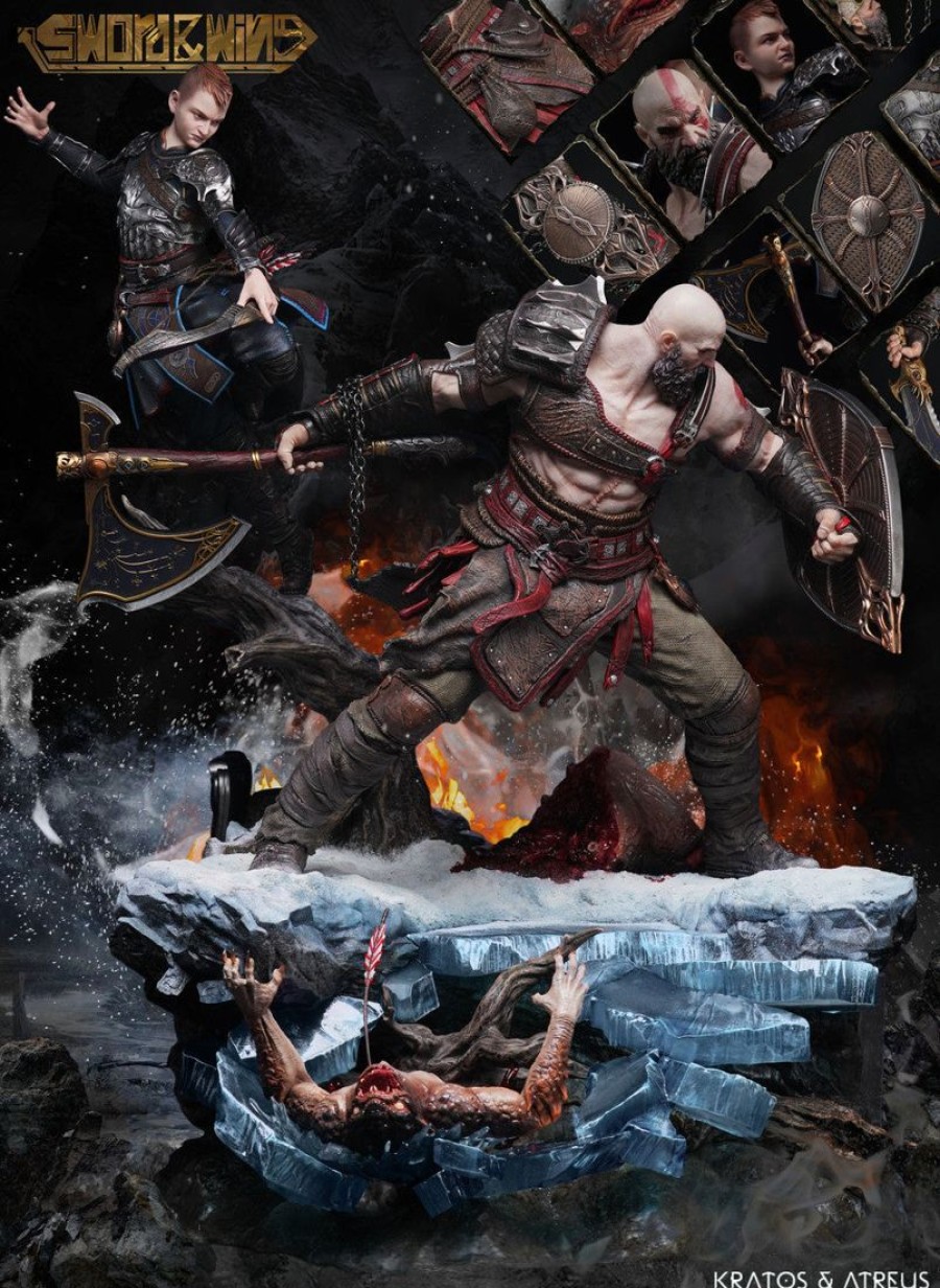None Anime Resins Sword & Wing Studio | >Pre Order< Sword & Wing Studio - God Of War Kratos & Atreus